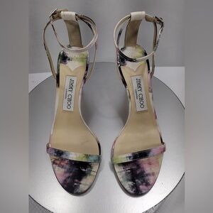 Jimmy Choo Multicolor Women's Sandals size 6.5 pre owned Exellent condition